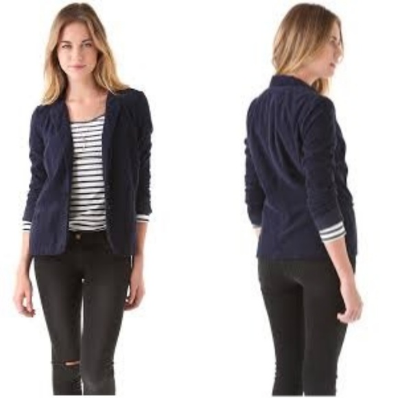 Splendid Jackets & Blazers - Splendid The Hyperion Cord Blazer Navy